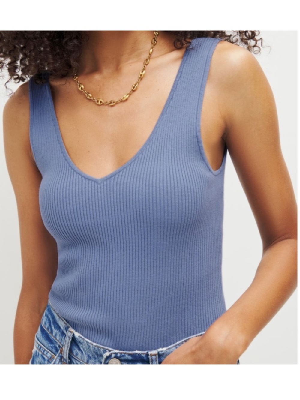 Reformation sweater top vest